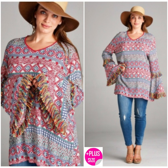 Whats cuter than a Boho Tunic in Plus Size?! - Picture 3 of 8